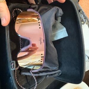 Rapha explore glasses in violet/bronze